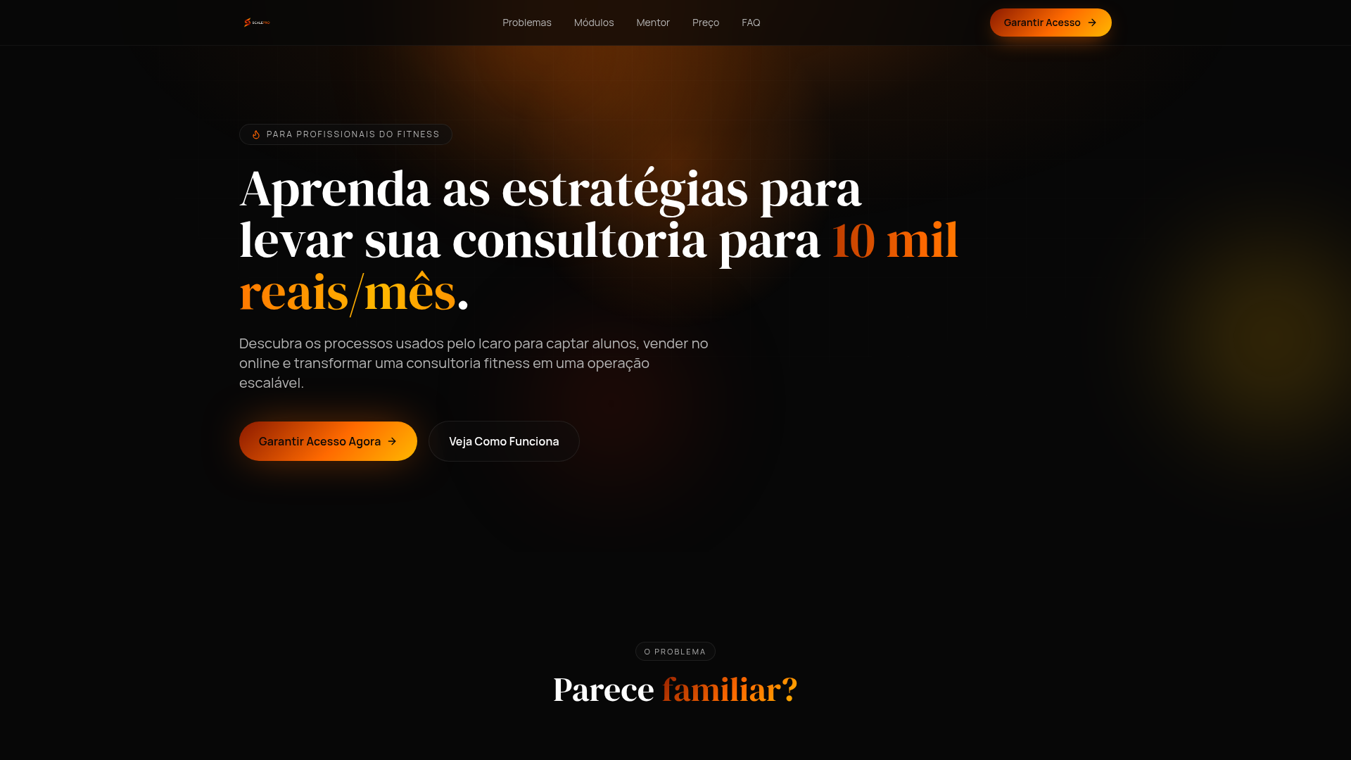 Preview do site ScalePro