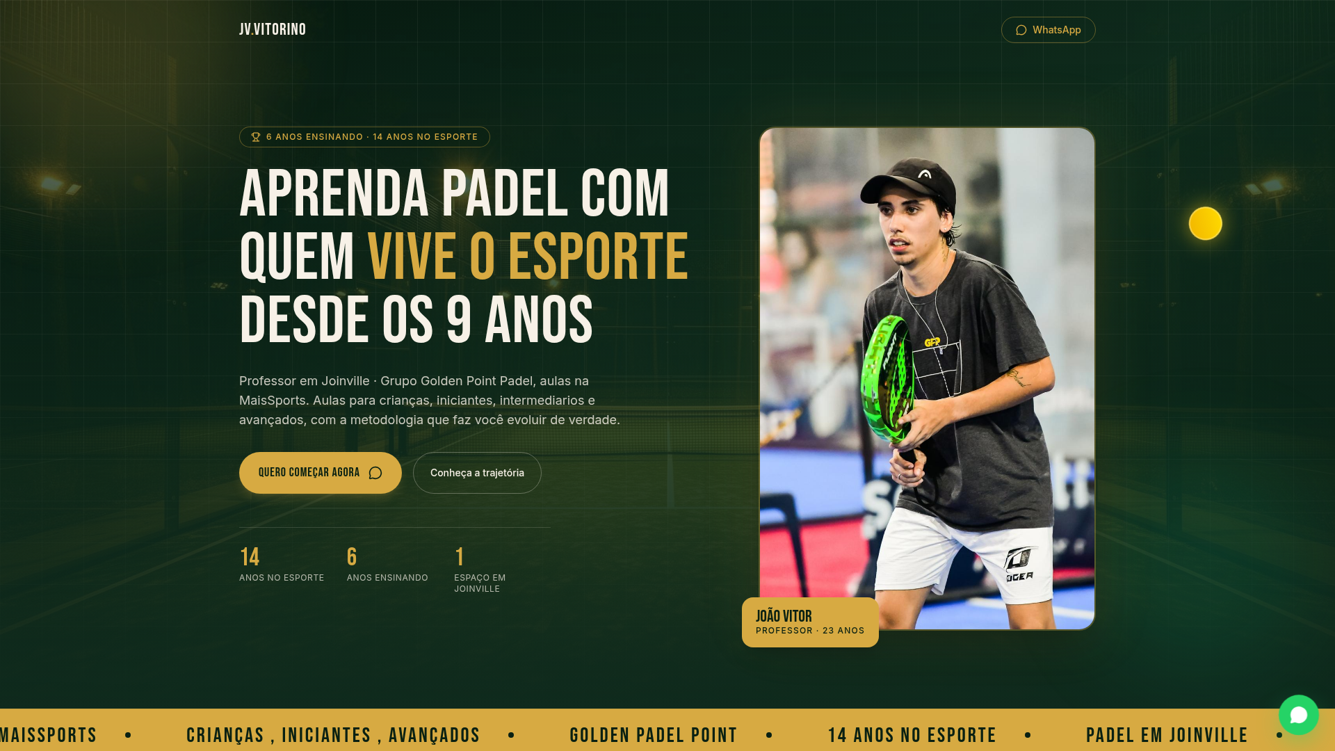 Preview do site JV Vitorino